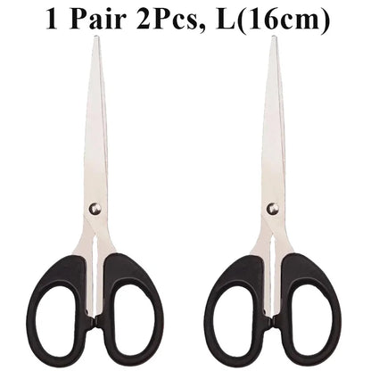 2/3Pcs New Office Scissors Student DIY Handcraft Paper Cutting Knife Home Art Stainless Steel Children's Scissors Office Supply