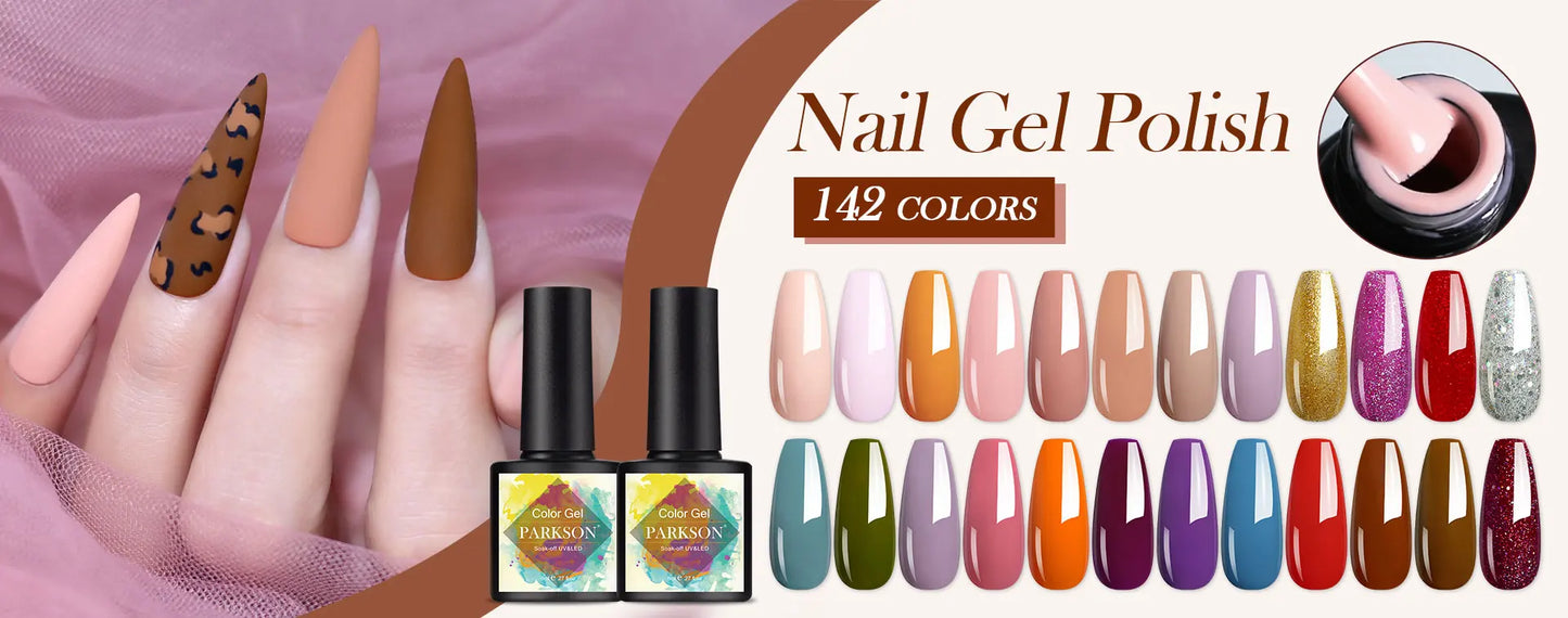 Parkson No Wipe Top Base Coat Nail Gel polish Design Enhancer Varnish Semi Permanent Soak Off UV LED Nail Art Tool