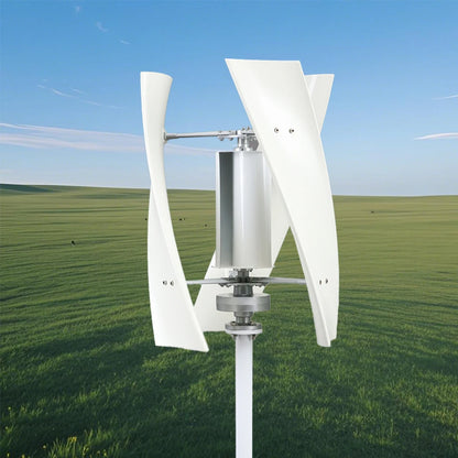5000W Wind Turbine 12V 24V 48V Free Energy Wind Turbine Generator 10KW With Free MPPT Controller Battery 220V For Household Use