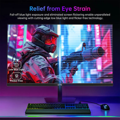 KTC H24F8 Gaming Monitor 23,8" – Fast IPS 180Hz 1ms HDR10 FreeSync 99% sRGB VESA EU-lager