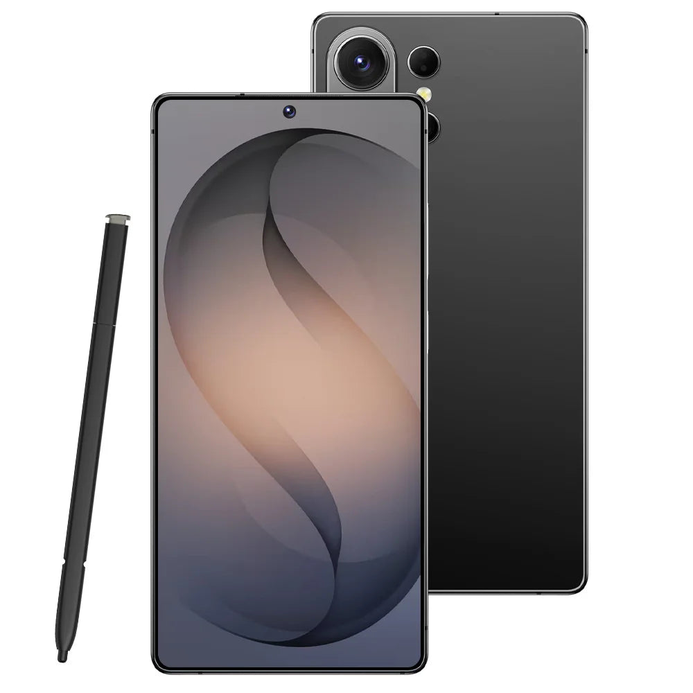 Smartphone S26 Ultra Original Android 15 Face Recognition Mobile Phones 5G Dual Card 7800mAh 7.3 inch Global Version Cellphones