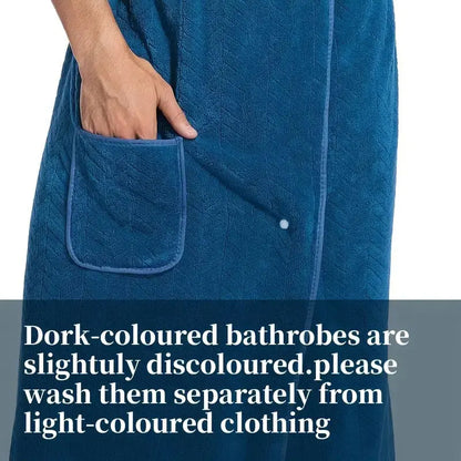 Suitable for M-XXXL Men's Bath Skirt Bath Towel Plus Size Bath Skirt Suitable for Home, Travel, Steaming, Spa, Beach