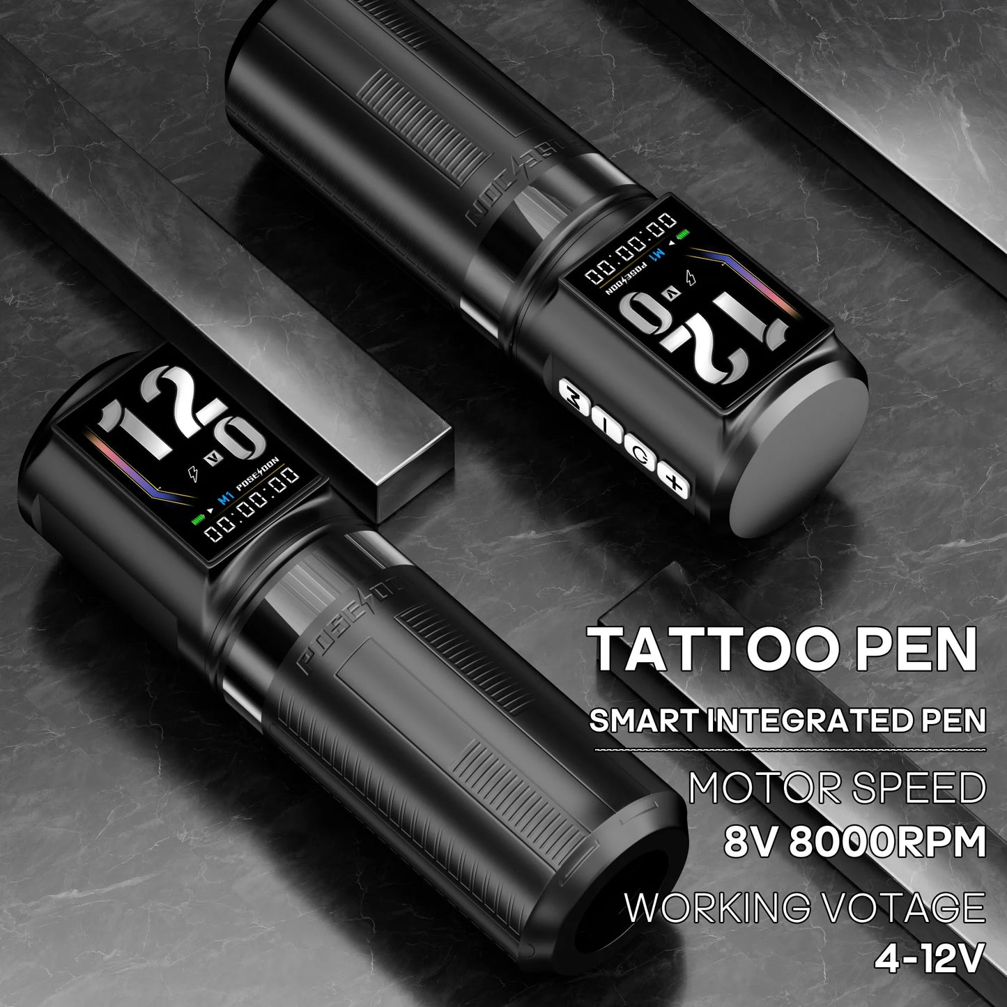 POSEIDON Tattoo Kit HM163 Wireless  Tattoo Pen Kit For Permanent Makeup Tattoo Machine Kit Professional Tattoo Gun Kit