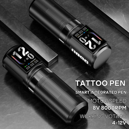POSEIDON Tattoo Kit HM163 Wireless  Tattoo Pen Kit For Permanent Makeup Tattoo Machine Kit Professional Tattoo Gun Kit