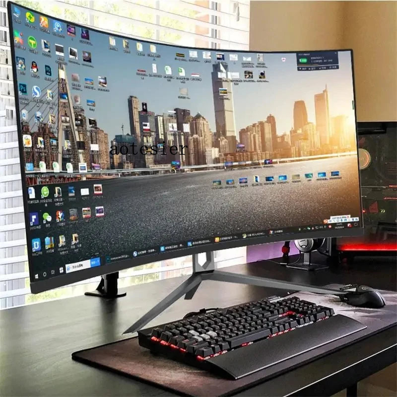 Design All In One Desktop Computer PC AIO Touch PC Core I3 I5 I7 Processor Gamer Computer Desktop All-In-One PC UPS Battery PC