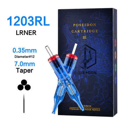 10Pcs POSEIDON V3 Pro Tattoo Needles High Quality Disposable Permanent Makeup Tattoo Cartridge Needles For Tattoo Machine