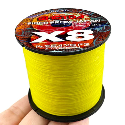 GHOTDA 8 Braided Fishing Line 100M Advanced Braid 8 Strands 0.14mm-0.55mm 18-78lb Multifilament PE Lure Line Braided Line