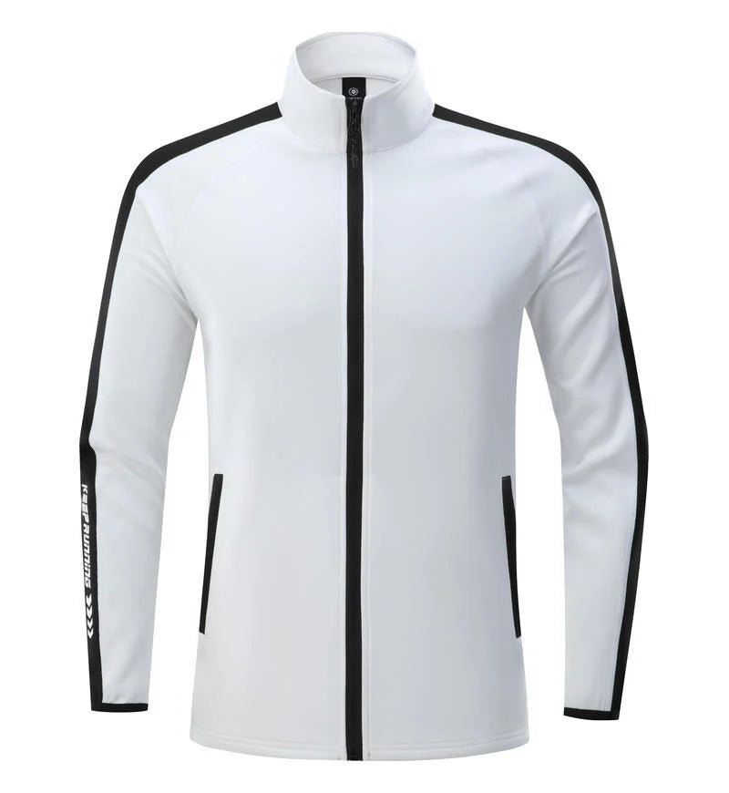 Customized Casual Sports Cardigan Jacket with Printable Embroidered Logo for Men's and Women's Outdoor Fashion tops