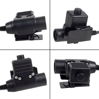 Tactical Communication Headphone Bowman Elite II Headset U94 PTT For Kenwood Baofeng UV-5R Radio Outdoor Hunting Accessories