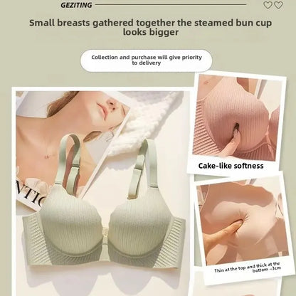 2026 New Push Up Bra for Small Chest  Ultra Thick 6CM Padded No Steel Ring Comfortable & Sexy Lift Lingerie for Flat Chest Women
