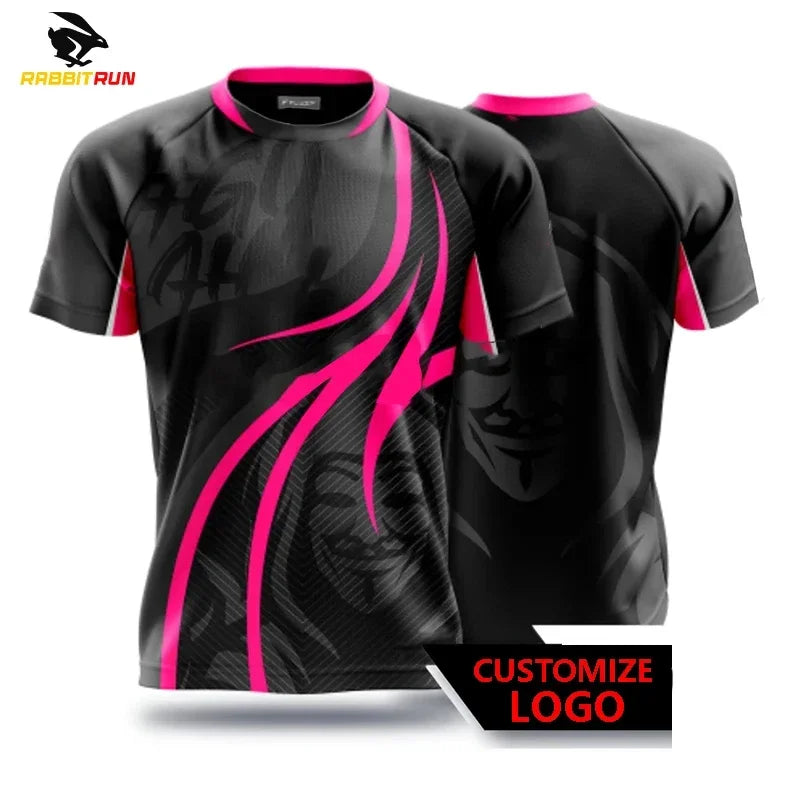 3D Printed Mesh Cloth Men's Quick Drying T-shirt Game Competition Clothing Boys Breathable Sports Outdoor Leisure Unisex Tess