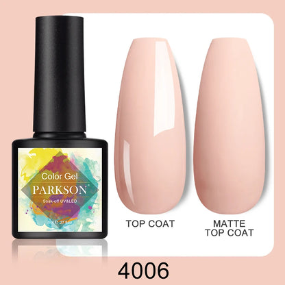 Parkson No Wipe Top Base Coat Nail Gel polish Design Enhancer Varnish Semi Permanent Soak Off UV LED Nail Art Tool