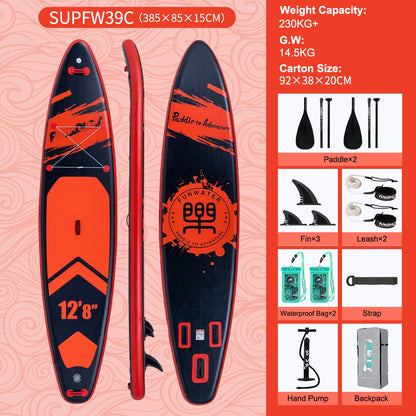 FunWater uppblåsbart SUP-bräde med tillbehör – flera storlekar