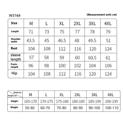 Herr Pyjamas Höst & Vinter – Bomull Långärmad Cardigan Plus Size Rutig 2-delad, Grön & Blå