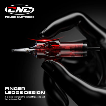 CNC 20PCS Tattoo Cartridges 0.3/0.35mm Red RL/RM Needles Disposable With Membrane Sterilized Safety For Machine Tattooist Supply