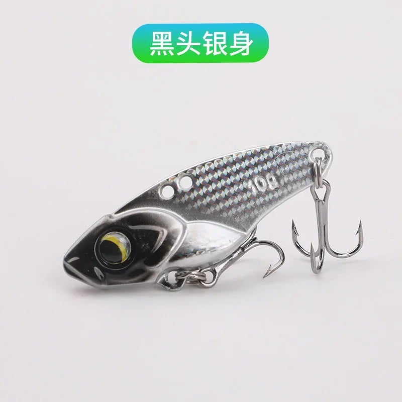 NEW 1PC Metal VIB Fishing Lures 5g 7g 10g 15g Metal Jig Crankbait Wobbler Vibration Baits Pesca Tackle for Trout Bass Pike Perch