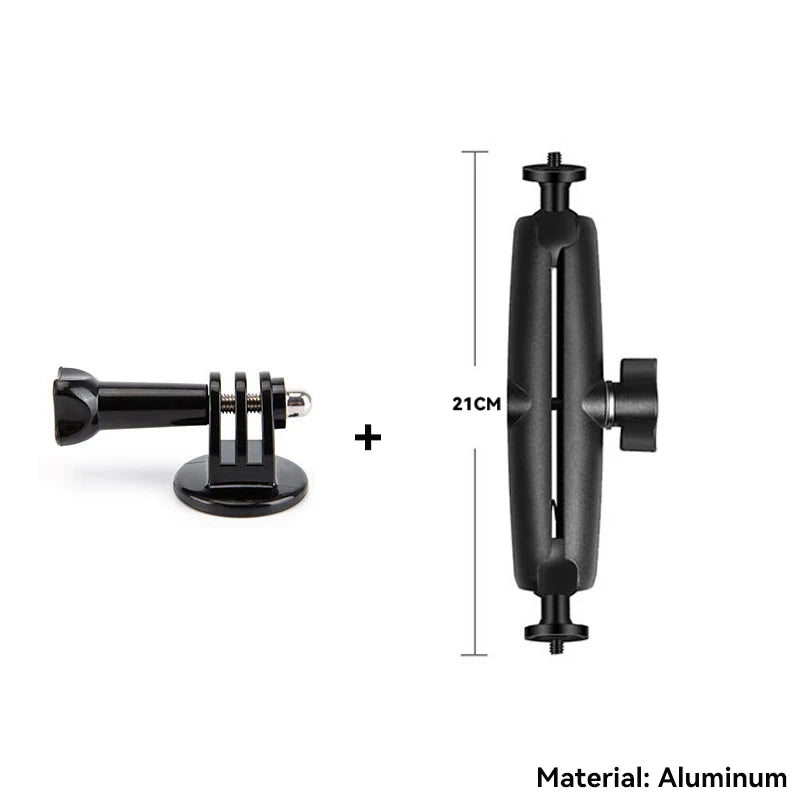 For Insta 360 X5 X4 X3 GO 3S Motorcycle Bicycle Clip Bracket for GoPro 13 12 11 DJI Action 6 Bike Selfie Stick Camera Accessory