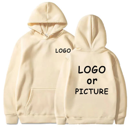 Hoodie Eget Logotyp & Tryck – Enfärgad | Reklamkläder & Streetwear
