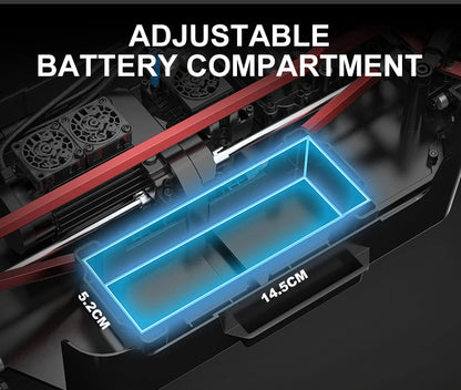 Hyper Go MJX 7303 1/7 RC Car 4WD 60KM/H Brushless High-Speed Off-Road Racing C3 Simulation Citroen Drift Car Climbing Car