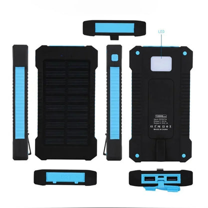 VIVO 500000mAh Solar Power Bank Super Fast Charge Powerbank Outdoor Portable External Battery for iPhone Huawei Samsung 2026New