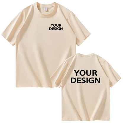 T-shirt i Bomull med Eget Tryck & Logotyp – Unisex, Lös Passform | XS–4XL