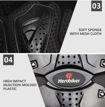 HEROBIKER Motorcycle Jacket Men Body Armor Motorcycle Armor Moto Motocross Racing Jacket Riding Motorbike Moto Protection  S-5XL