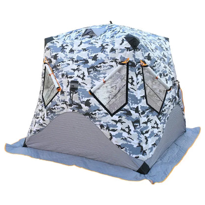 Customized Hot-selling High Heat Insulation Winter Outdoor Camping Carp Cube Large Portable Sauna Tent, Custom-made Warm