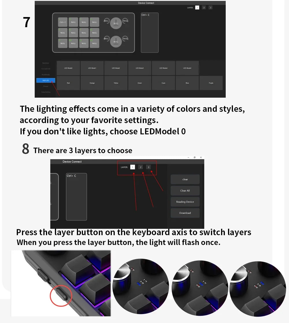 Bluetooth 12 Key 2-knob USB Programming Macro Custom Keyboard Game Console Mechanical Keyboard Photoshop Hot Swappable Keyboard