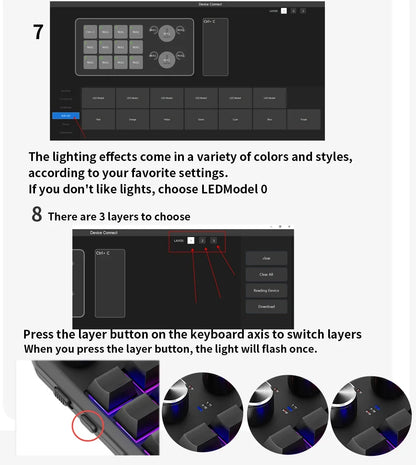 Bluetooth 12 Key 2-knob USB Programming Macro Custom Keyboard Game Console Mechanical Keyboard Photoshop Hot Swappable Keyboard