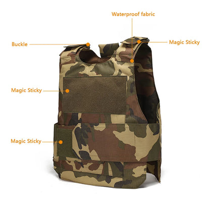 Quick detachable training, outdoor CS vest, wilderness exploration equipment, training suit, vest