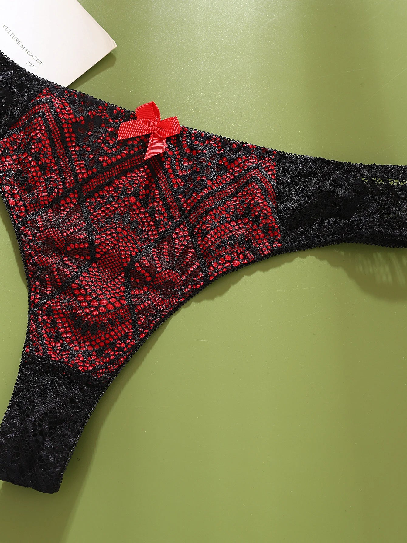 Sexy Women's G-String Panties Transparent Mid-Low Rise Ladies Underwear Color-Block Female Intimates Lingerie