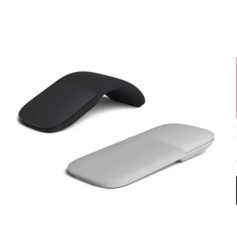 New Bluetooth 4.0 Folding Wireless Mouse Arc Touch Roller Computer Silent Mouse Ergonomic Slim Laser Mini Mice For Windows Ipad