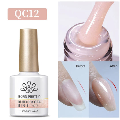 BORN PRETTY Super Top Coat and Base Gel Nail Polish for Gel Polish Semi-permanent Varnish Rubber Top Coat 10ml Nail Supplies