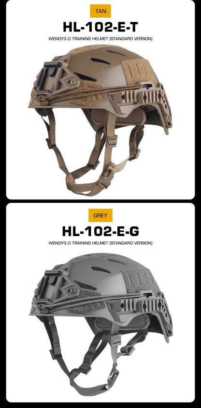 Wendy 3.0 taktik- och träningshjälm, förenklad version för jakt och airsoft