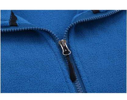 Herr/Dam Fleecejacka Vinter 2026 – Anpassningsbar Tryck Vandring Camping Outdoor S–4XL 6 Färger