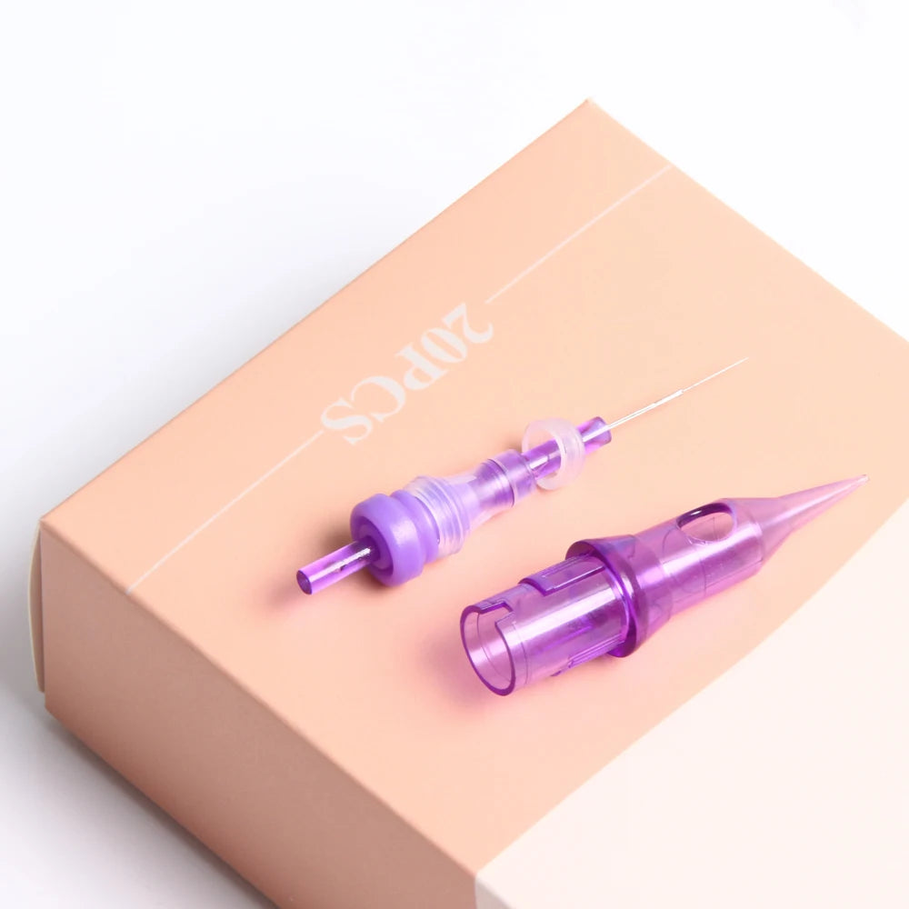 20PCS Original Mixed Cartuchos Para Tatuar 3RL 5RL 7RL 7RM 9RM Disposable Permanent Brow Makeup Tattoo Cartridges Needle 0.3MM
