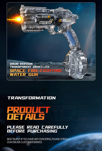 Electric Water Guns For Adults Powerful Squirt Automatic Water Suction Water Blasters Summer Outdoor Beach Toy For boys Kid Gift