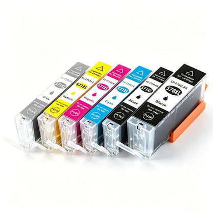 InkGarden 570 571 XL Bläckpatron 570XL för Canon PGI-570 CLI-571 Kompatibel PIXMA MG5700 TS5055 TS9050 TS9055 Skrivare