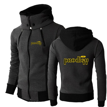 Hoodie-jacka med Dragkedja Herr – Tryckt Streetwear Vår/Höst, S–3XL