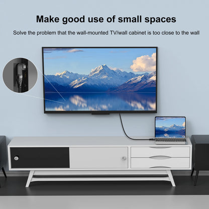 HDMI 2.1-adapter med 90° eller 270° vinkel – 8K 60 Hz