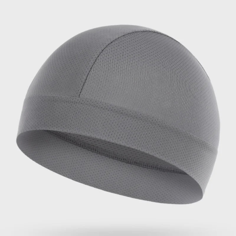 Men Women Quick Dry Breathable Mesh Skull Beanie Cap Sweat Absorbent Sports Cap Under Helmet Liner Moisture Wicking Cycling Hat