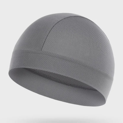 Men Women Quick Dry Breathable Mesh Skull Beanie Cap Sweat Absorbent Sports Cap Under Helmet Liner Moisture Wicking Cycling Hat