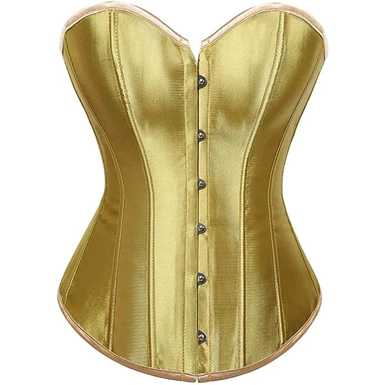 Sexig gotisk korsett shapewear dam steampunk snörning midjeträning
