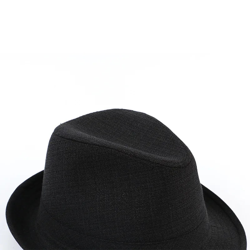 Autumn&Winter Hats For Men Fedoras Top Jazz Plaid Hat Adult Bowler Hats