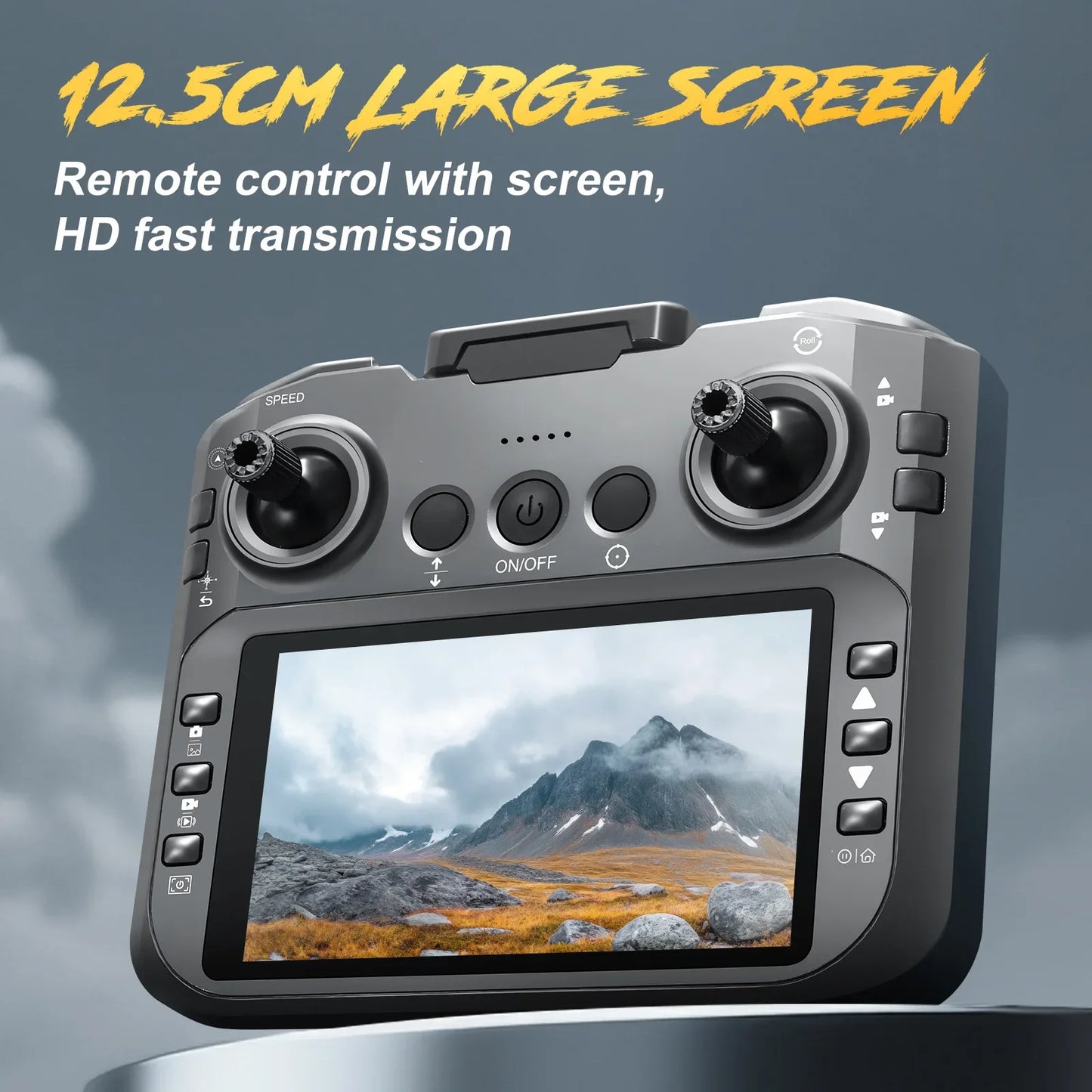 New E88 GT 4K Professional High-definition Drone Aerial Photography 12.5-inch Screen Remote Control Optical Flow Quadcopter Toys