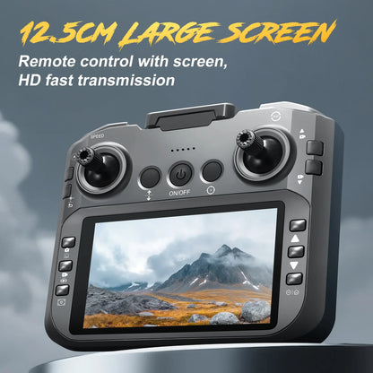 New E88 GT 4K Professional High-definition Drone Aerial Photography 12.5-inch Screen Remote Control Optical Flow Quadcopter Toys