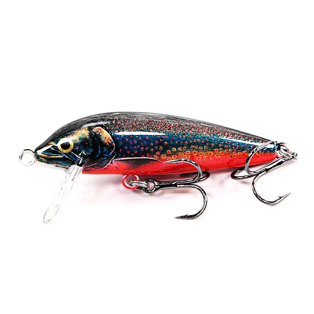 B&U Sinking Minnow Wobblers Fishing Lures For Bass Perch Pike Trout Lure and Hard Bait Jerkbait for Perch Fishing Tackle