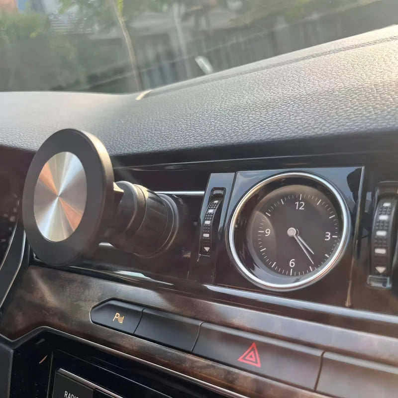 Magsafe Car Phone Holder, Strong Magnetism High-Quality Support for One-Handed Use Metal Hook Magnetic Car Phone Mount