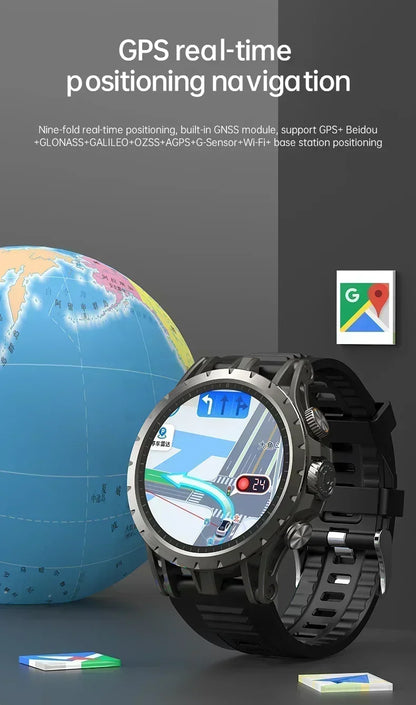 Q85 New 5G Popular Outdoors GPS Tracker Sports Smart Watch WIFI NFC SIM Card HD Video Call Music Player Waterproof Watch Men