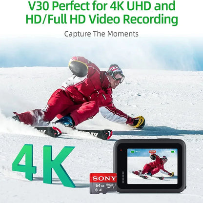 Micro SD-kort Class 10 med SD-adapter – 64GB, 128GB, 256GB och 512GB för Mobil och Kamera